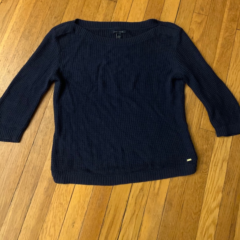 Women’s Tommy Hilfiger Boat Neck sweater.